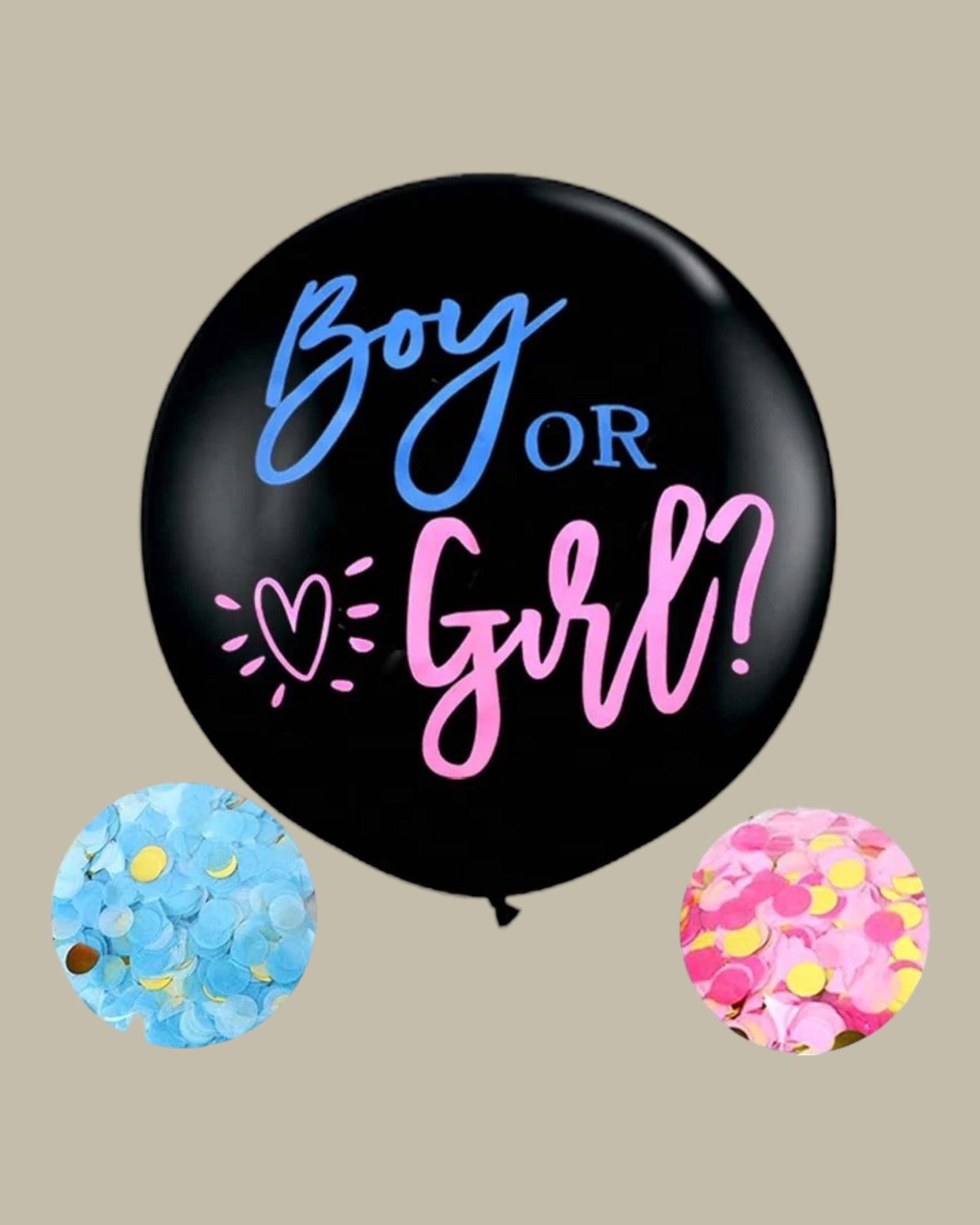 Gender Reveal Balloon - Les Pas De Bébé