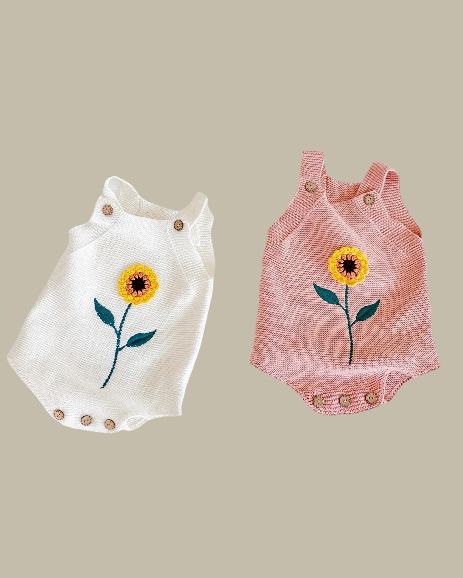 Sunflower Romper - Les Pas De Bébé