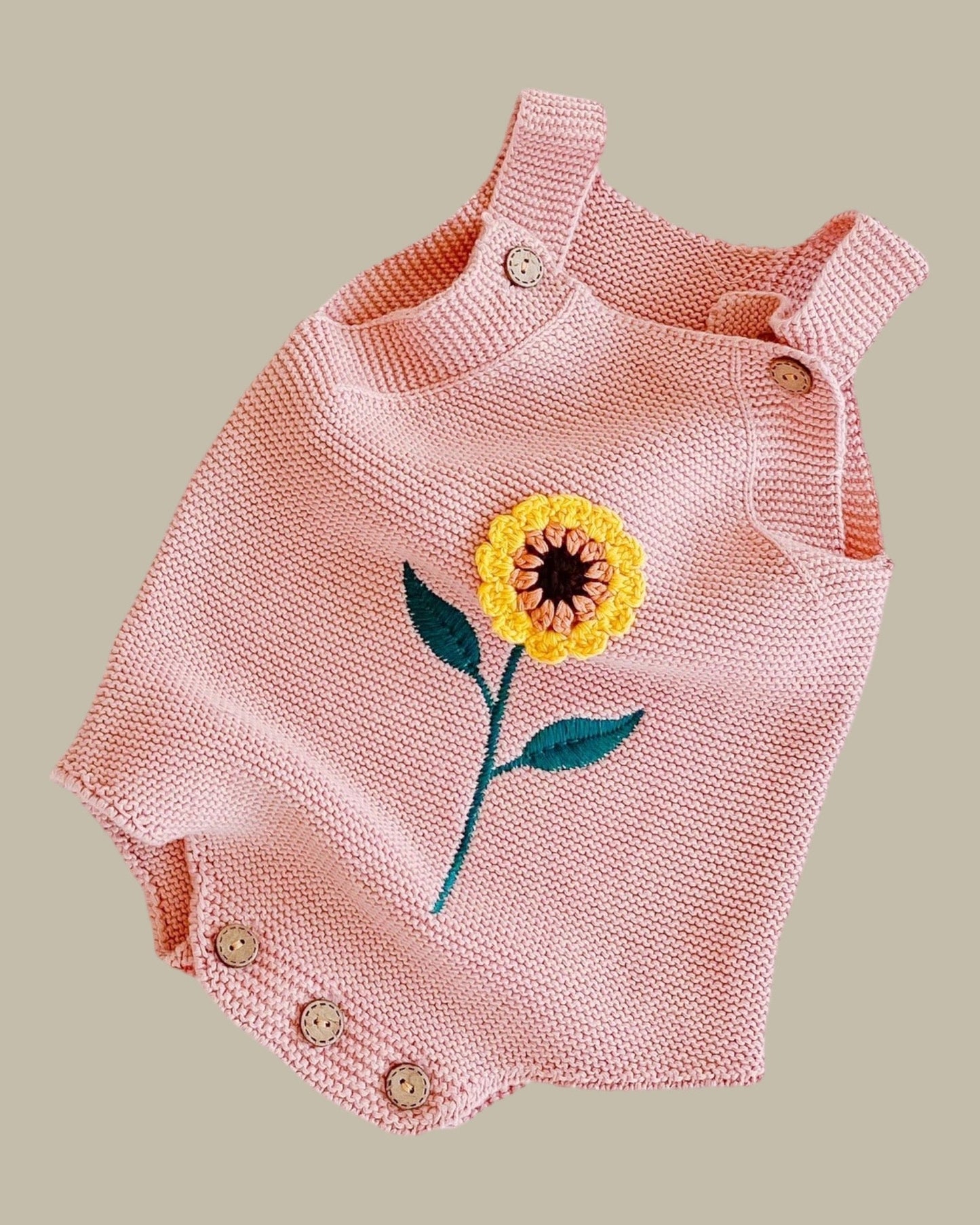 Sunflower Romper - Les Pas De Bébé